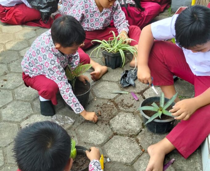 Menjaga Bumi Kita: Proyek Satu Anak Satu Tanaman
